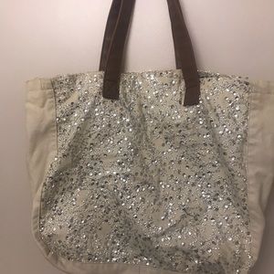 Merona canvas tote bag